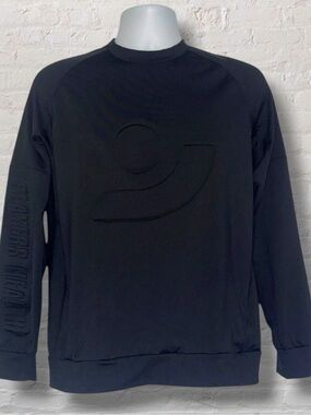 UNRL Players Health Crewneck Sweatshirt Black Size Small Performance Logo
